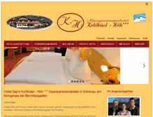 Tablet Screenshot of kohlhiasl-hoeh.de